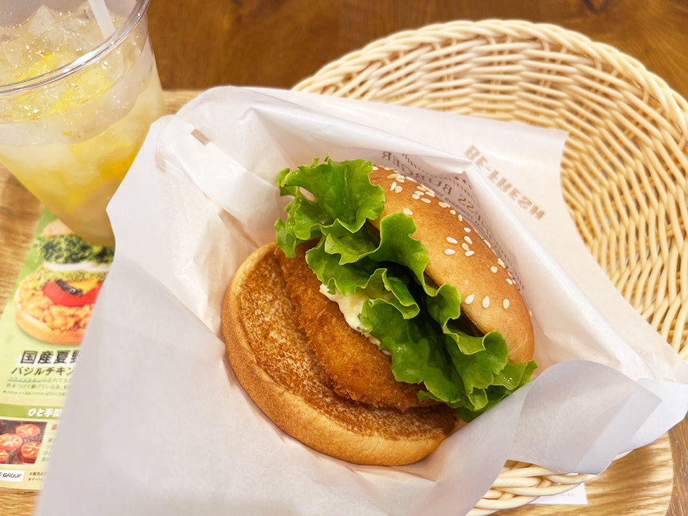 サーモンバーガー